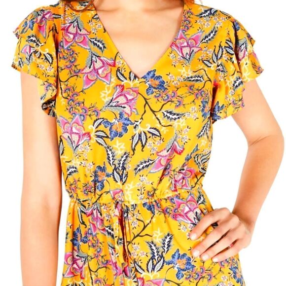 Maison Jules Sunny Drawstring Dress - Picture 14 of 14